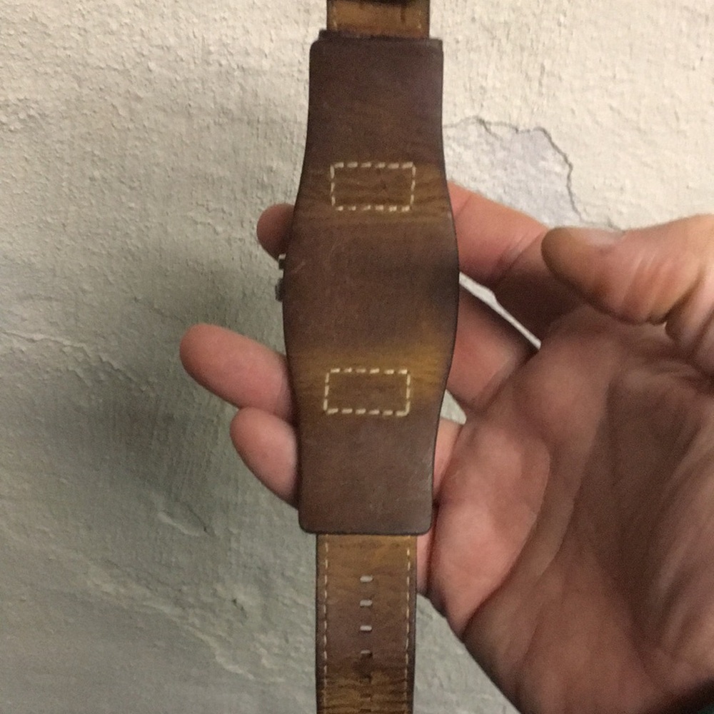 Fossil Brown Leather Strap Watch - Picture 3 of 3